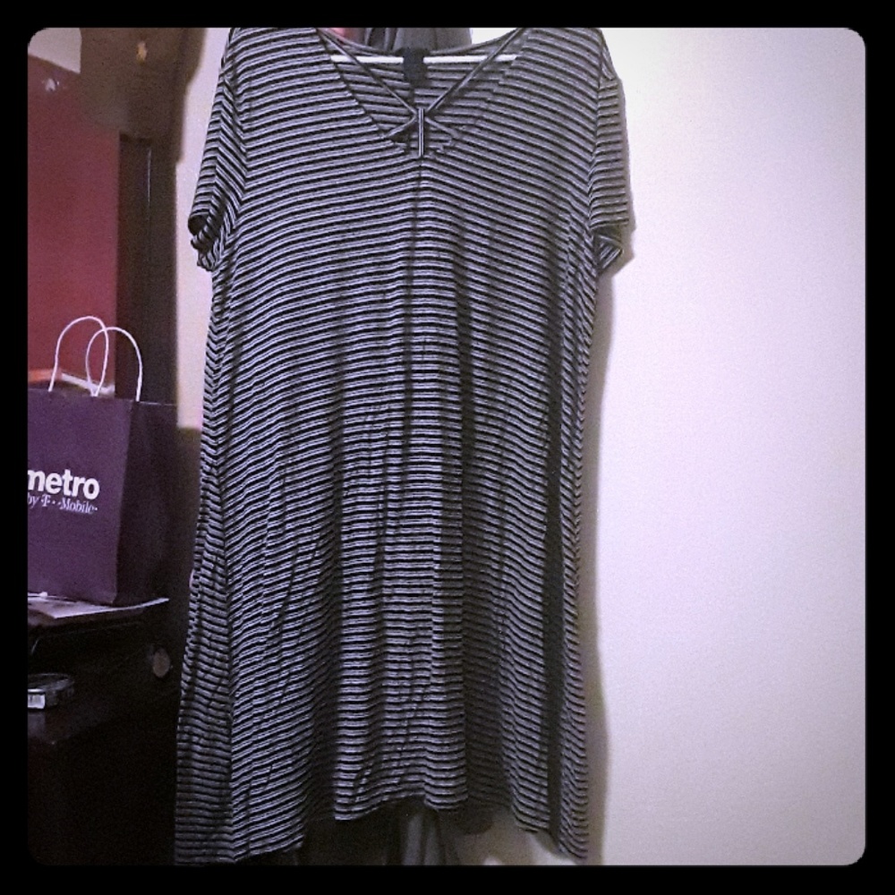 Caged Trapeze Dress